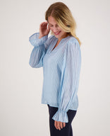 Je m'appelle Tops Top Lieke | Light Blue/Navy