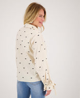 Je m'appelle Tops Blouse Elaine | Greige/Zwart