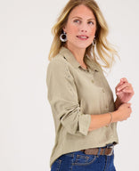 Je m'appelle Tops Blouse Saron | Khaki