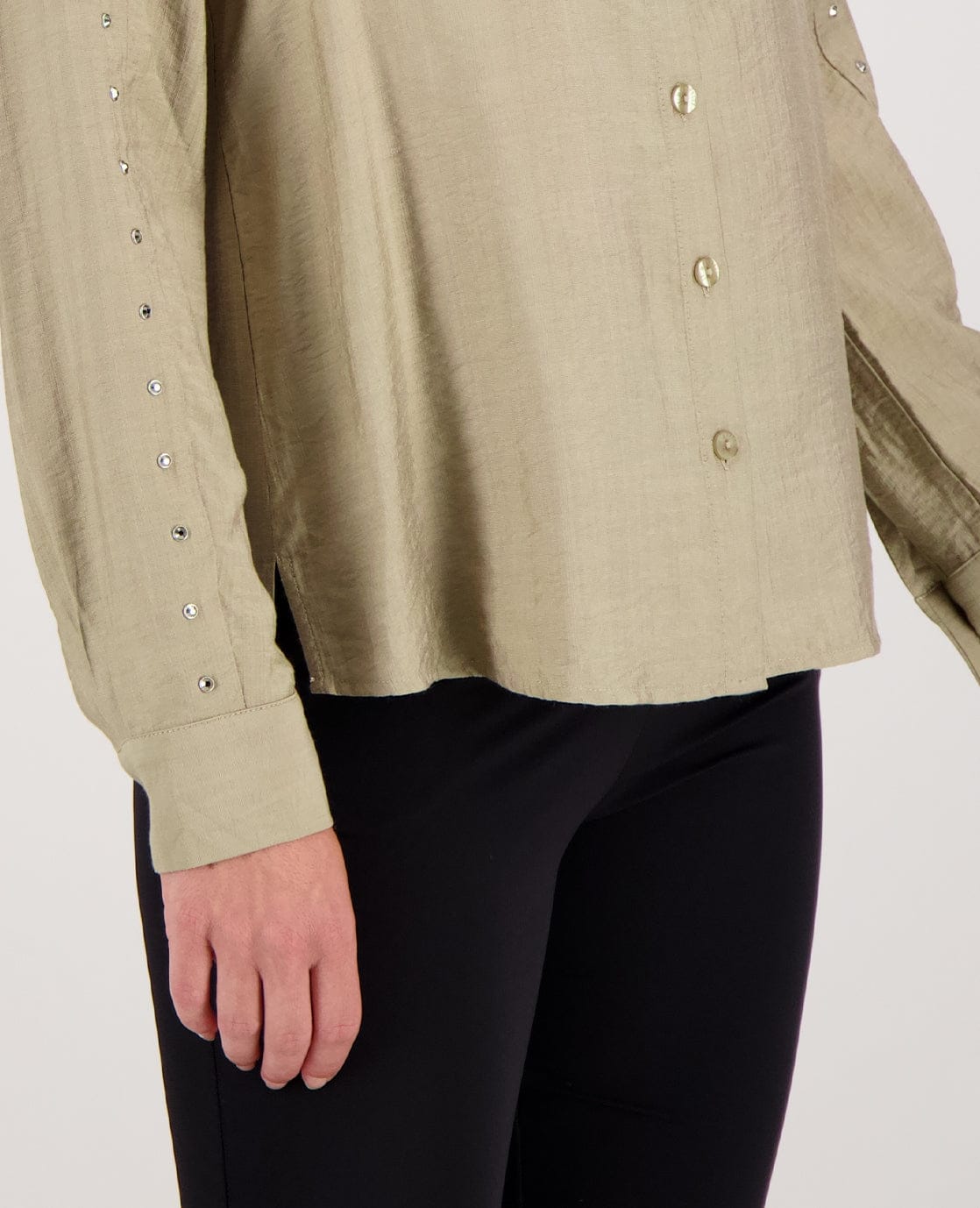 Je m'appelle Tops Blouse Saron | Khaki