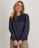 Je m'appelle Tops Donkerblauw / XS Blouse Tara | Donkerblauw