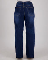 Je m'appelle Broeken Pant Straight Superstretch Denim | Dark Blue Denim
