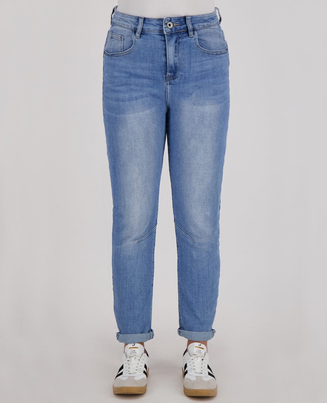 Je m'appelle Broeken Pant Superstretch Denim | Medium Denim Blue