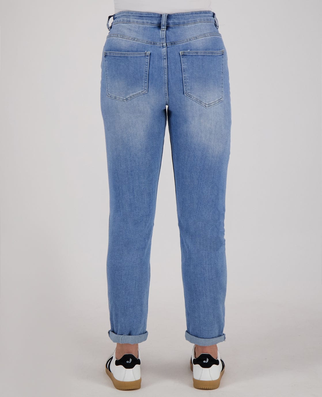 Je m'appelle Broeken Pant Superstretch Denim | Medium Denim Blue