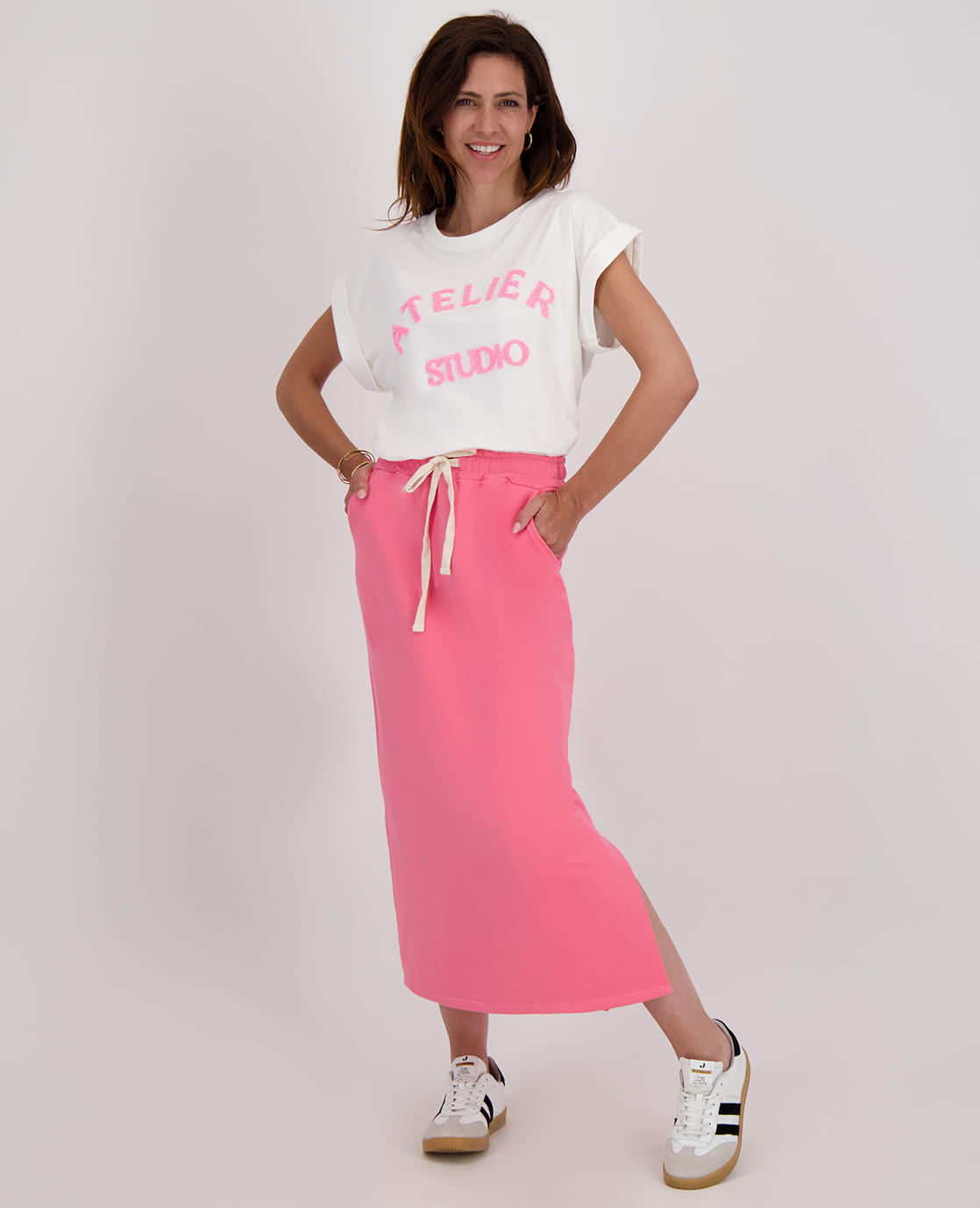 Je m'appelle Tops Top Romy | Wit/Coral