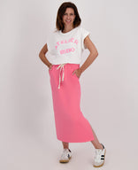 Je m'appelle Tops Top Romy | Wit/Coral
