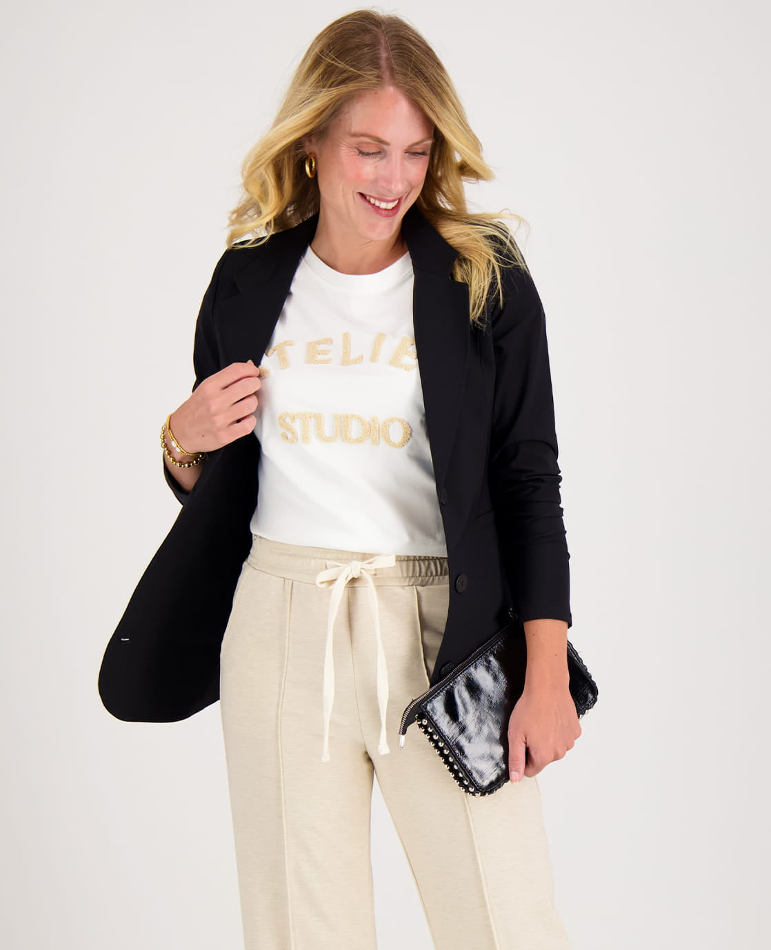Je m'appelle Tops Wit/Beige / XS Top Romy | Wit/Beige