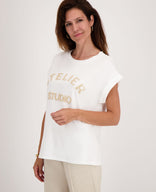 Je m'appelle Tops Top Romy | Wit/Beige