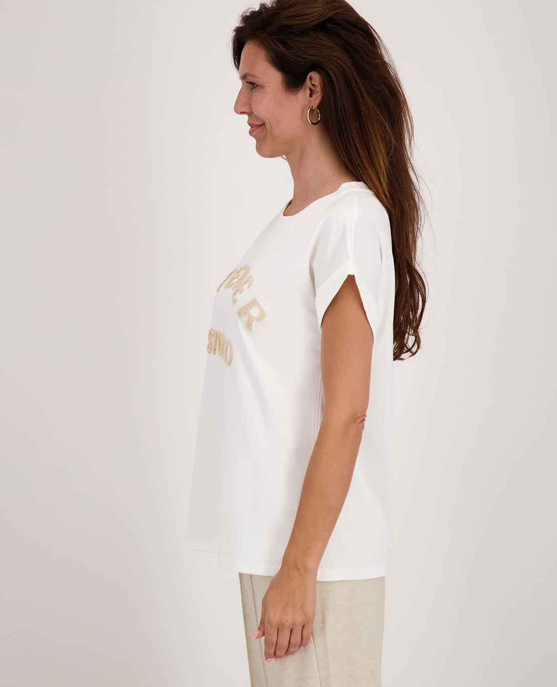 Je m'appelle Tops Top Romy | Wit/Beige