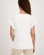 Je m'appelle Tops Top Romy | Wit/Beige
