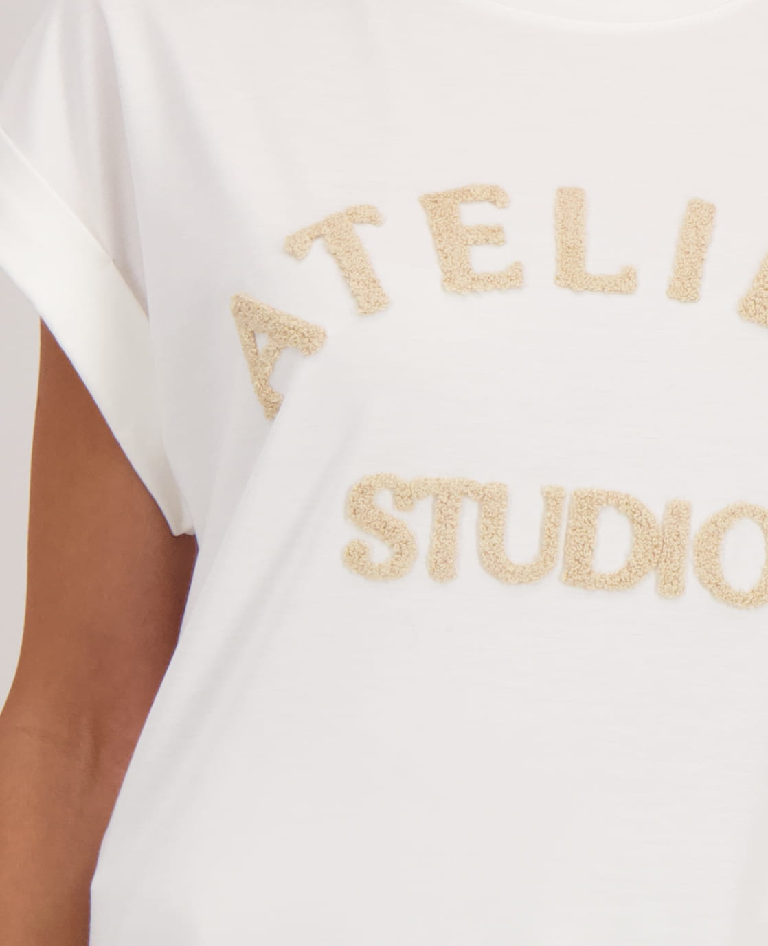 Je m'appelle Tops Top Romy | Wit/Beige