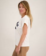 Je m'appelle Tops Top Romy | Wit / Donkerblauw