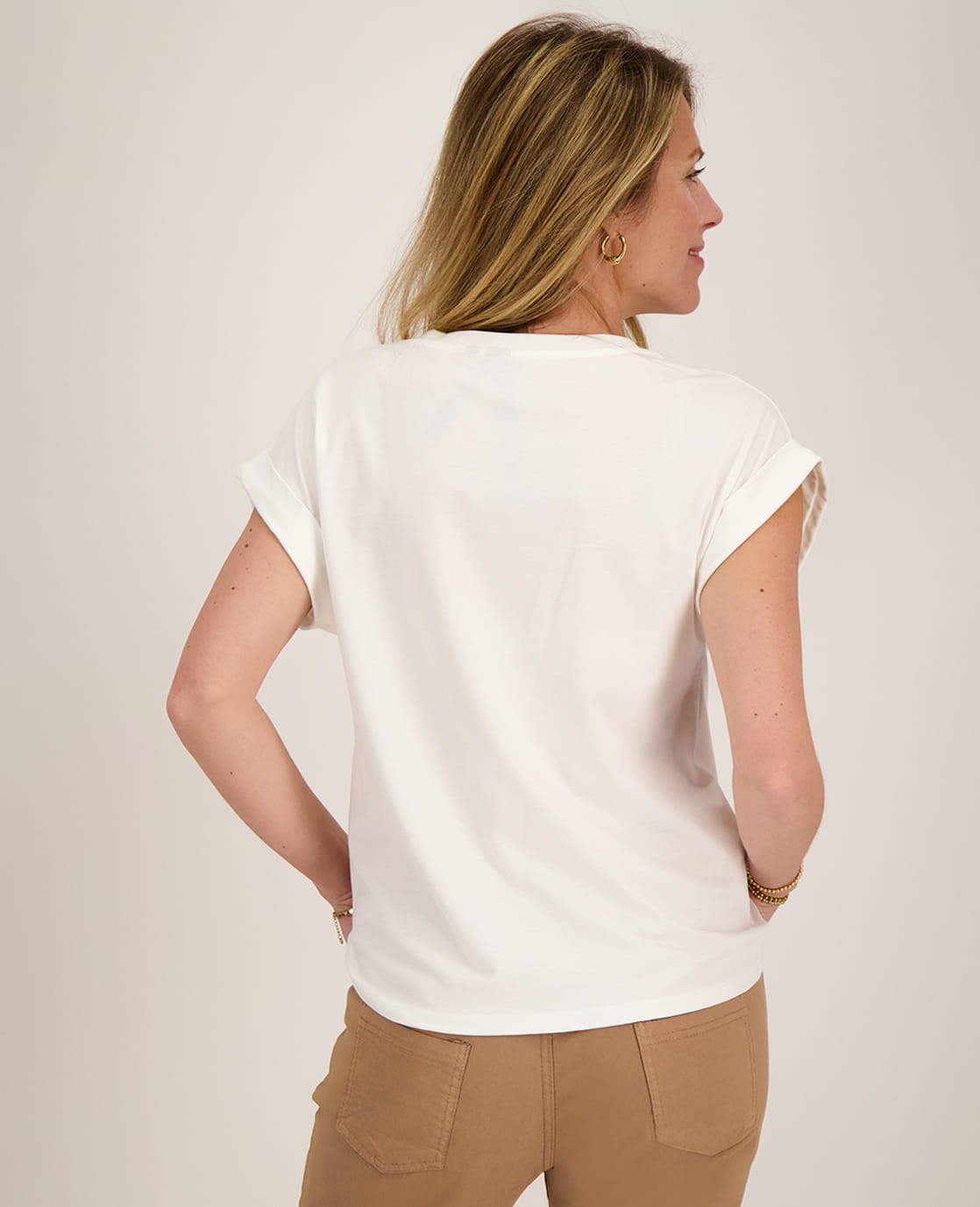 Je m'appelle Tops Top Romy | Wit / Donkerblauw