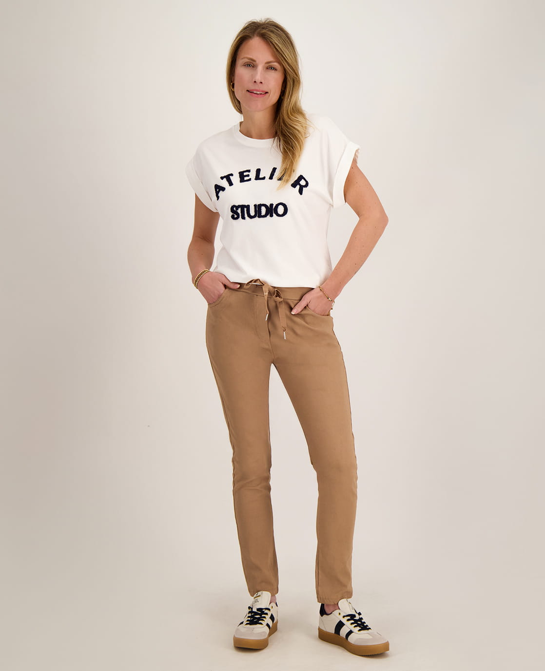 Je m'appelle Tops Top Romy | Wit / Donkerblauw