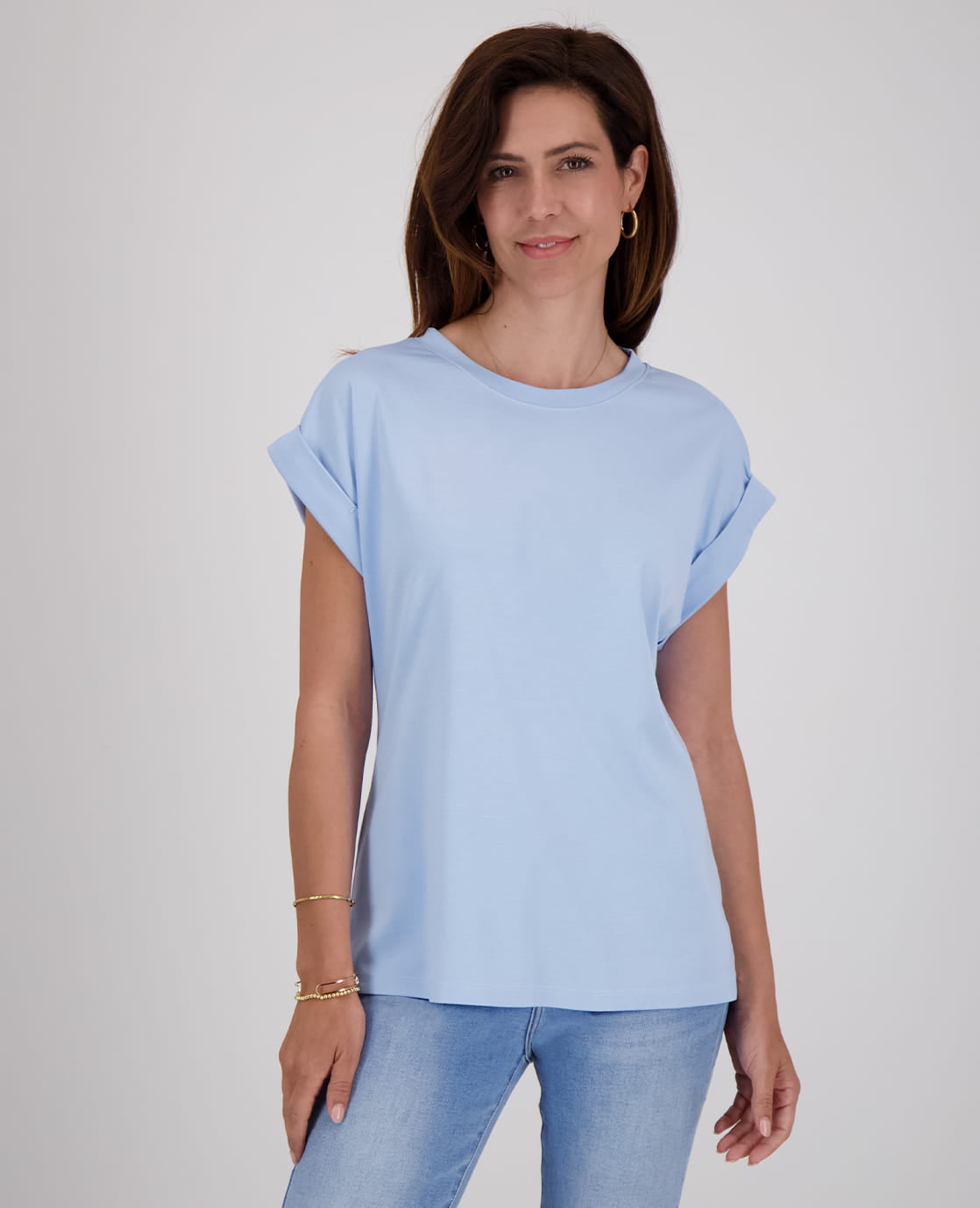 Je m'appelle Tops Top Romy | Light Summer Blue