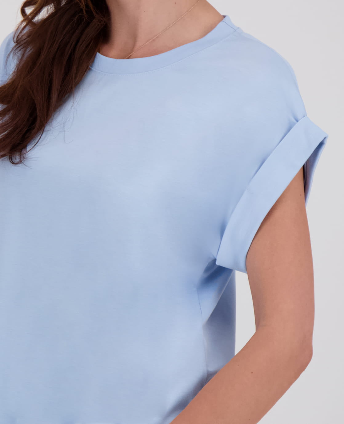 Je m'appelle Tops Top Romy | Light Summer Blue