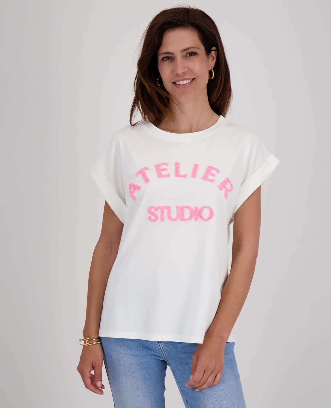 Je m'appelle Tops Top Romy | Wit/Coral