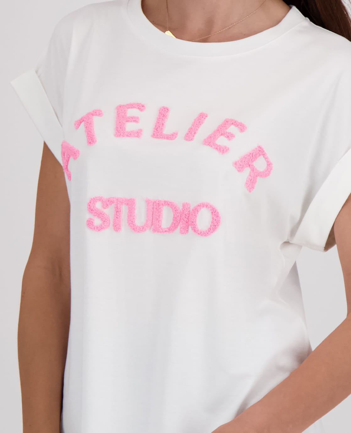 Je m'appelle Tops Top Romy | Wit/Coral