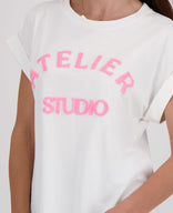 Je m'appelle Tops Top Romy | Wit/Coral