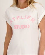 Je m'appelle Tops Top Romy | Wit / Roze