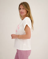 Je m'appelle Tops Top Romy | Wit / Roze