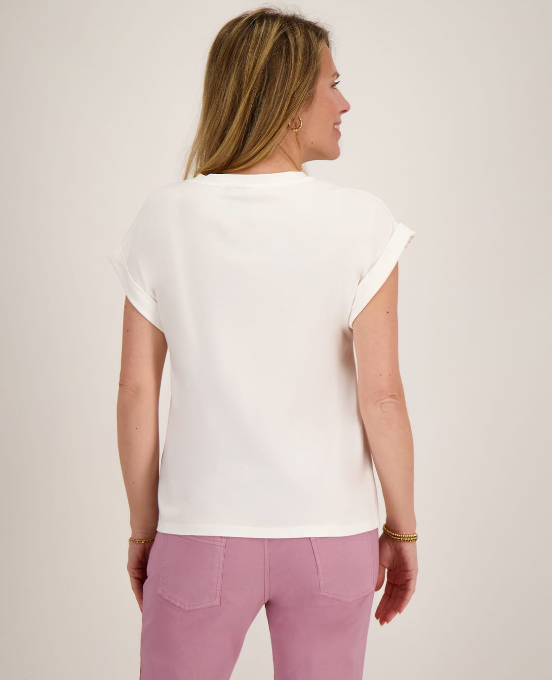 Je m'appelle Tops Top Romy | Wit / Roze