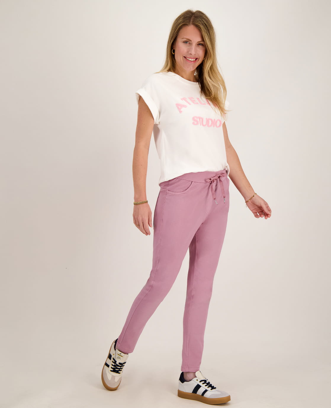 Je m'appelle Tops Top Romy | Wit / Roze