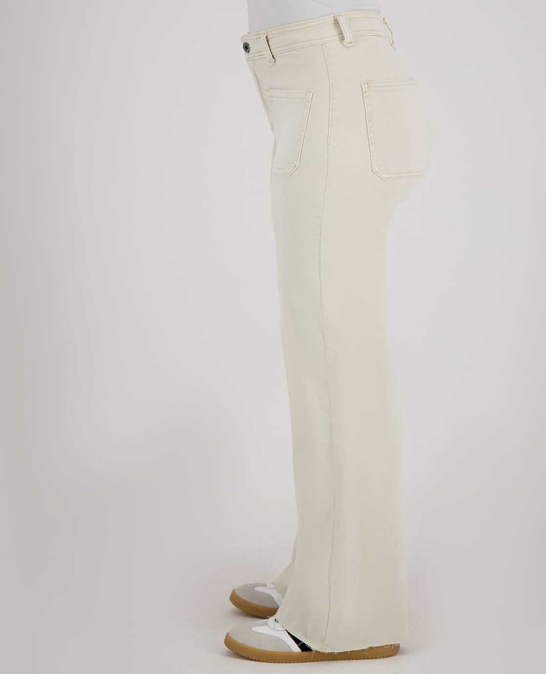 Je m'appelle Broeken Pant Straight Superstretch Denim | Zand