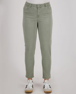 Je m'appelle Broeken Pant Superstretch Denim | Army Green
