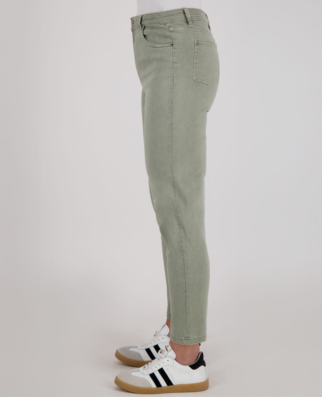 Je m'appelle Broeken Pant Superstretch Denim | Army Green