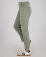 Je m'appelle Broeken Pant Superstretch Denim | Army Green