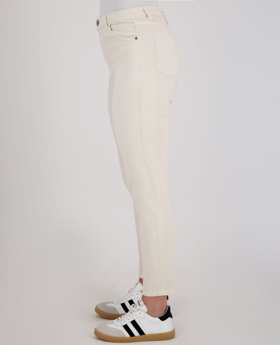 Je m'appelle Broeken Pant Superstretch Denim | Soft Beige
