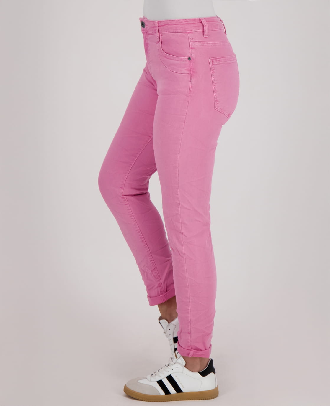 Je m'appelle Broeken Pant Superstretch Crincle Denim | Pink