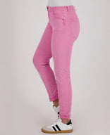 Je m'appelle Broeken Pant Superstretch Crincle Denim | Pink