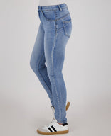 Je m'appelle Broeken Pant Stretch Denim | Medium Denim Blue