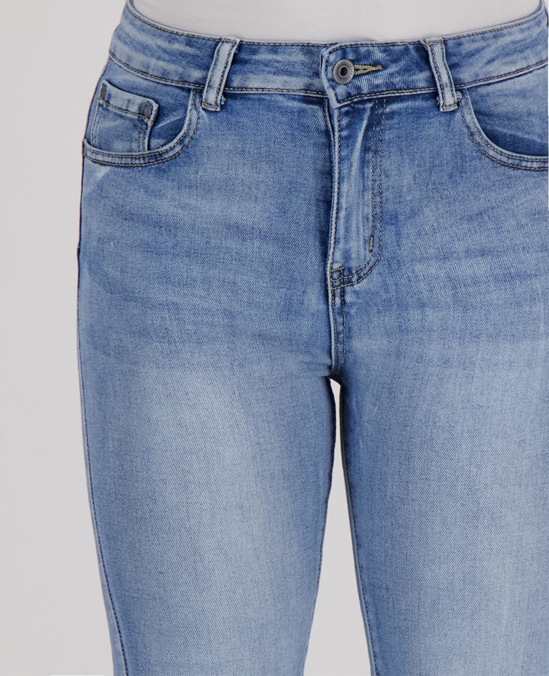 Je m'appelle Broeken Pant Stretch Denim | Medium Denim Blue