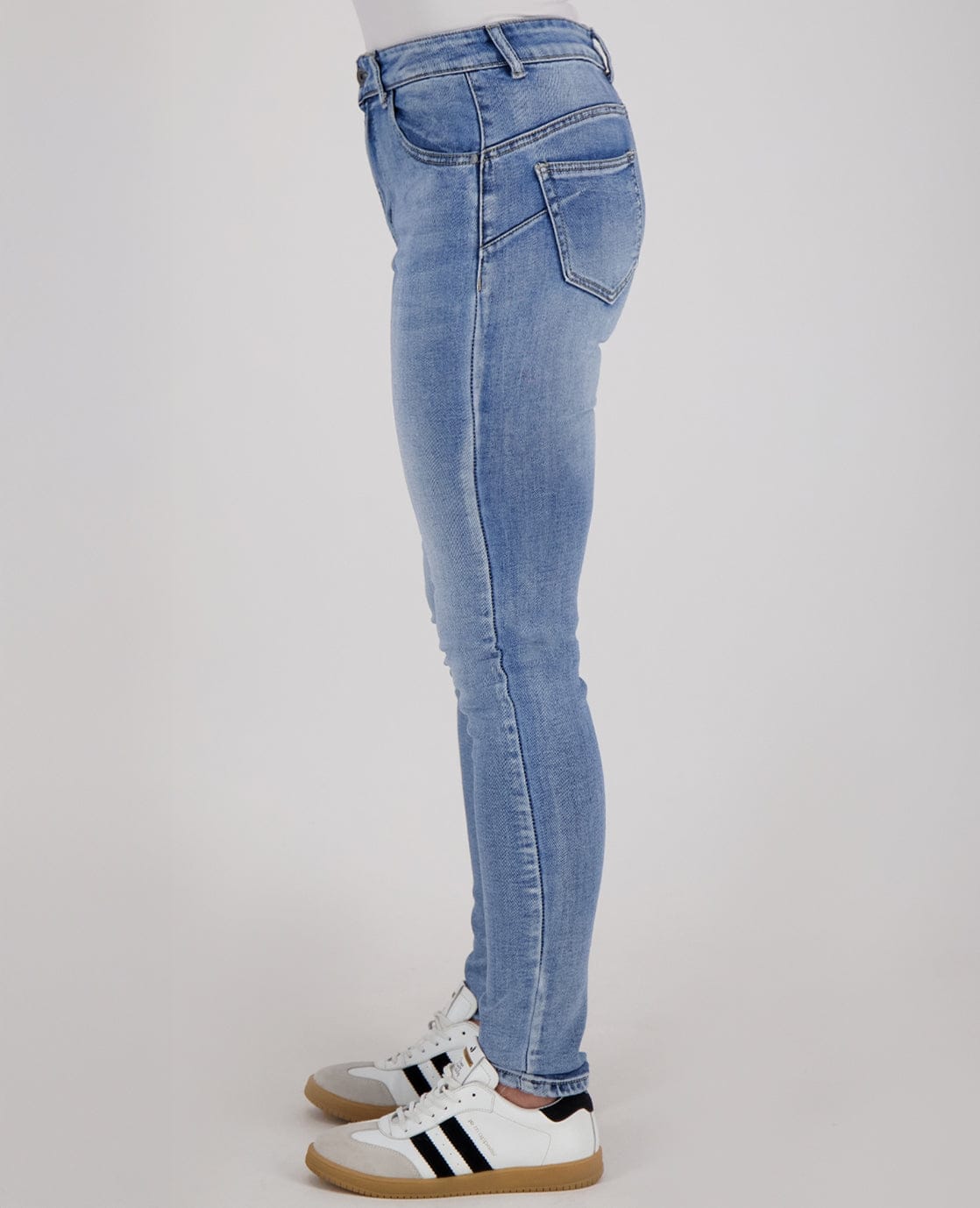 Je m'appelle Broeken Pant Stretch Denim | Medium Denim Blue