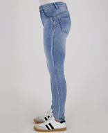 Je m'appelle Broeken Pant Stretch Denim | Medium Denim Blue