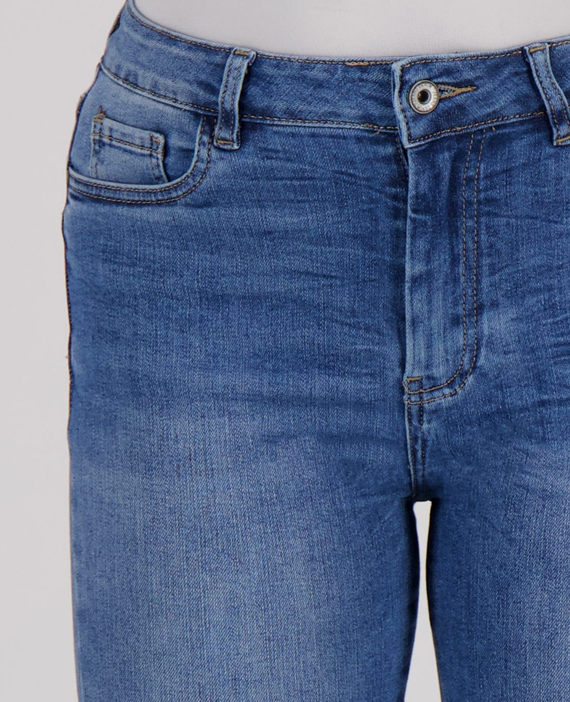 Je m'appelle Broeken Pant Stretch Denim | Medium Denim Blue