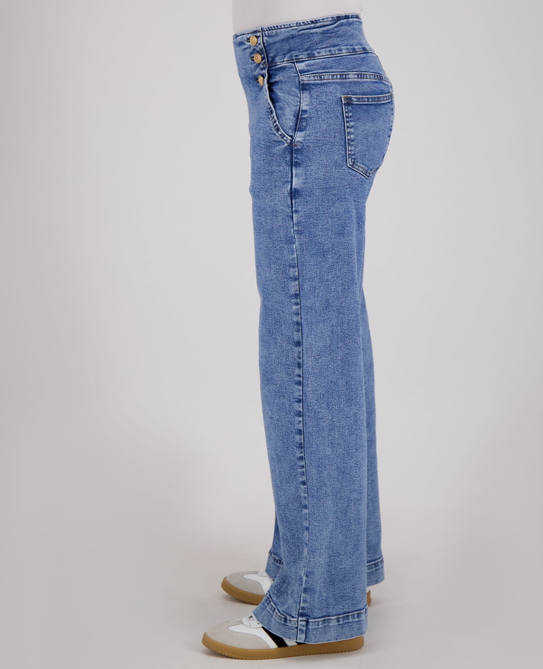 Je m'appelle Broeken Pant Stretch Denim | Medium Denim Blue