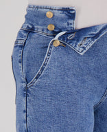 Je m'appelle Broeken Pant Stretch Denim | Medium Denim Blue