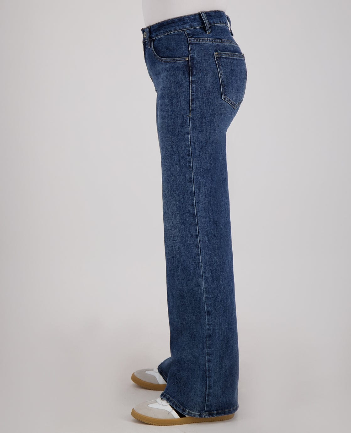 Je m'appelle Broeken Pant Straight Stretch Denim | Dark Blue Denim