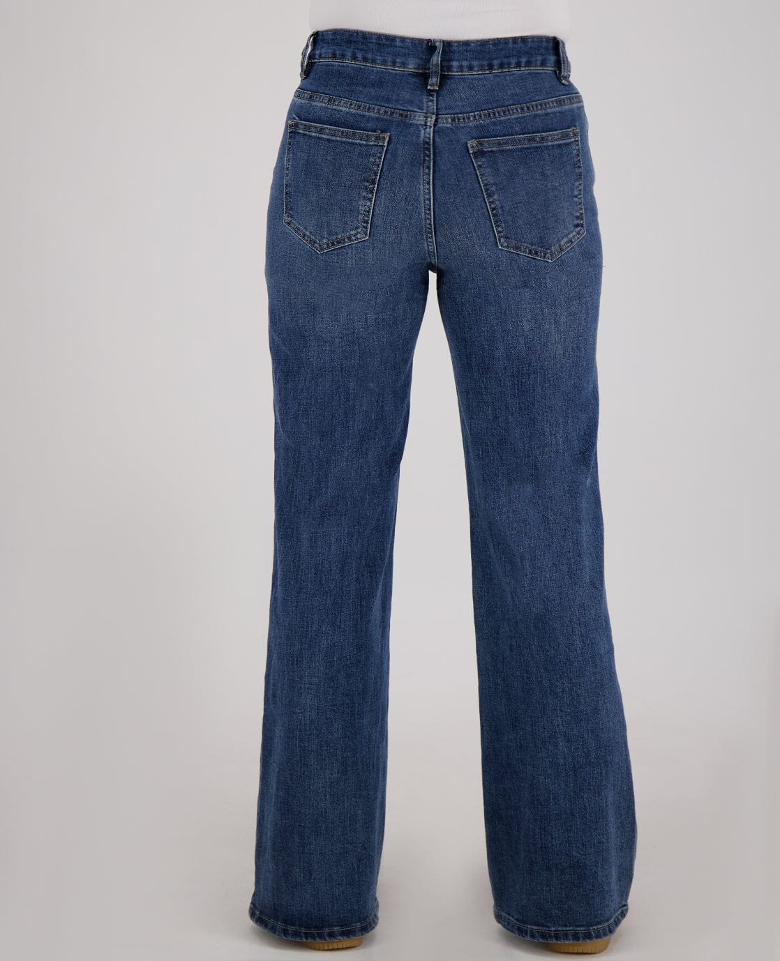 Je m'appelle Broeken Pant Straight Stretch Denim | Dark Blue Denim