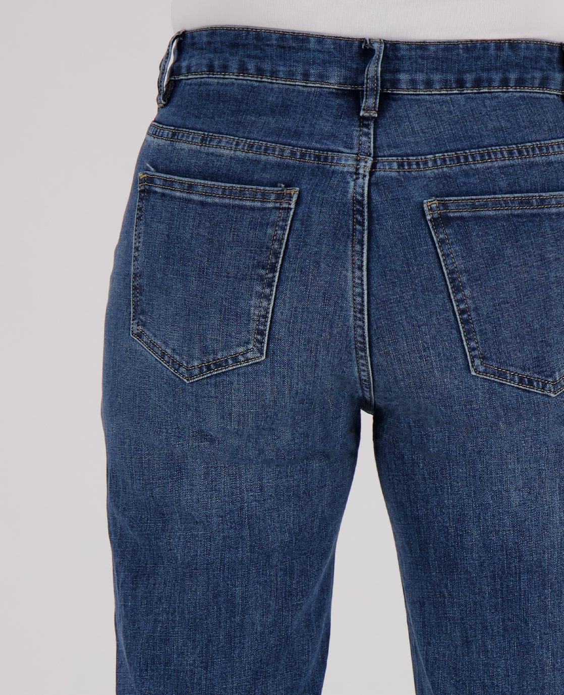 Je m'appelle Broeken Pant Straight Stretch Denim | Dark Blue Denim