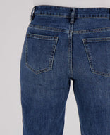 Je m'appelle Broeken Pant Straight Stretch Denim | Dark Blue Denim