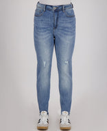 Je m'appelle Broeken Pant Comfy Superstretch Denim | Blue Denim Washed