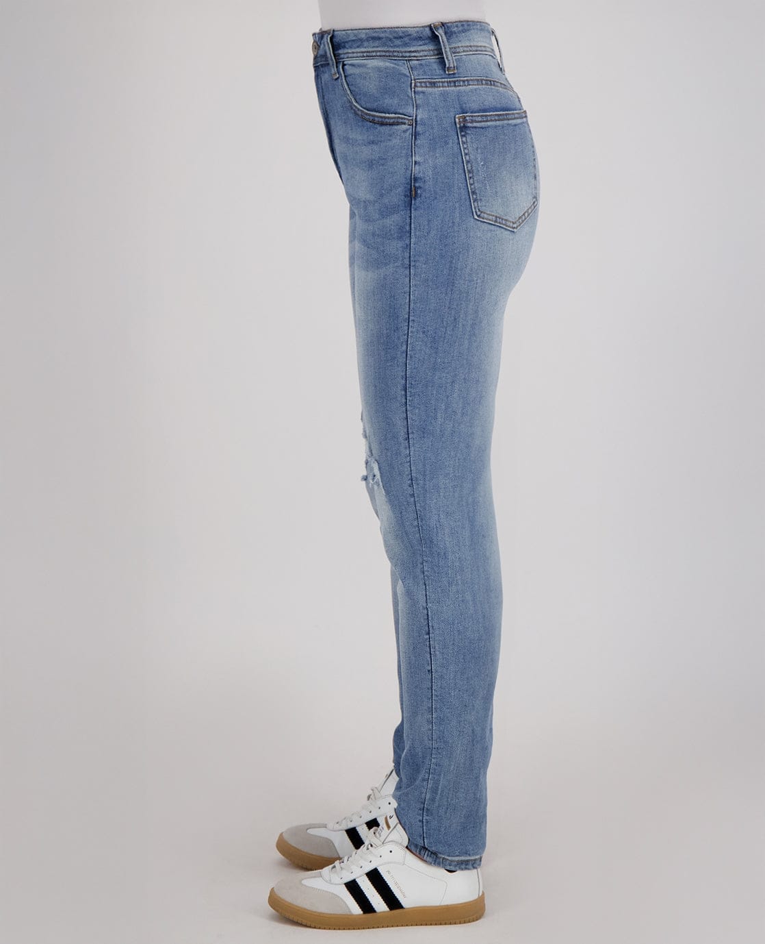 Je m'appelle Broeken Pant Comfy Superstretch Denim | Blue Denim Washed