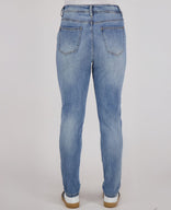 Je m'appelle Broeken Pant Comfy Superstretch Denim | Blue Denim Washed
