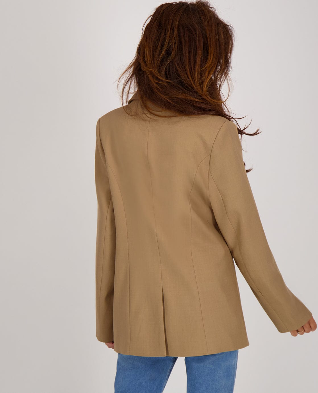 Je m'appelle Jassen Blazer Straight | Light Toffee
