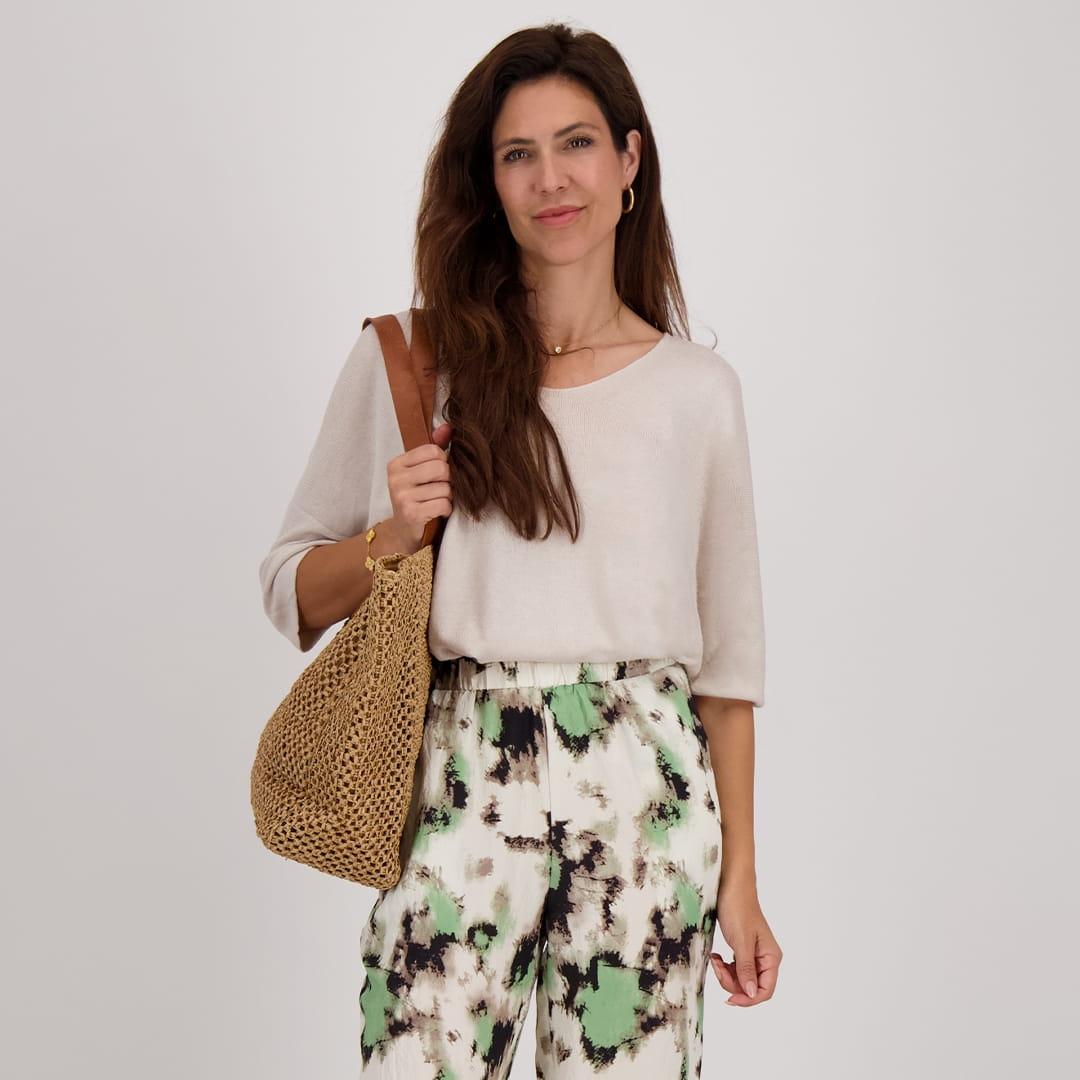 Je m'appelle Tops Ecru / XS Pull Summer | Ecru